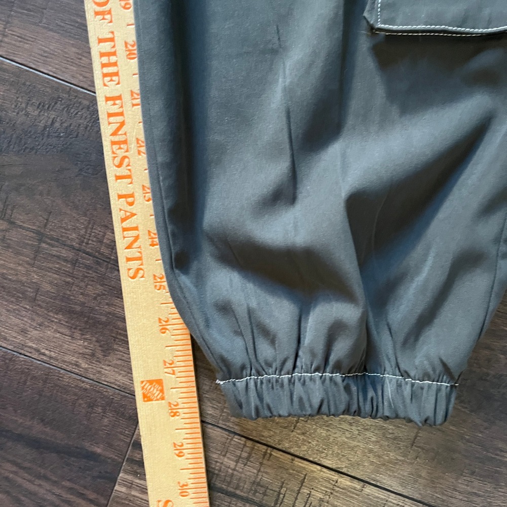 Forever 21 Women's Cargo Skater Pants Baggy Gray Joggers Size XL - Picture 6 of 9